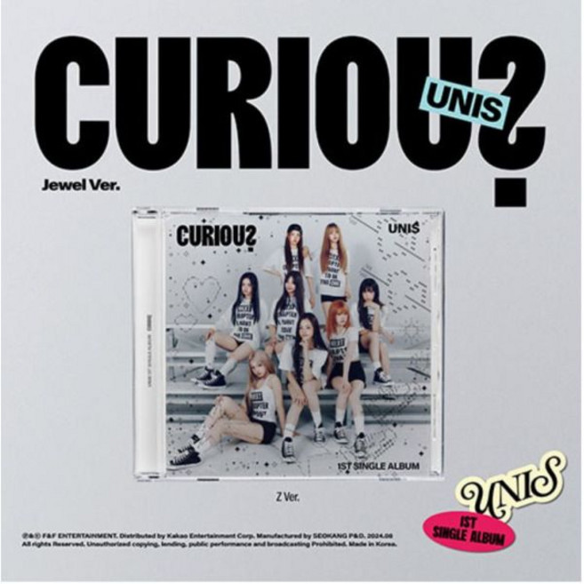 개봉앨범 포토카드 없음 / UNIS (유니스) - 싱글1집 CURIOUS (Jewel Ver.), new, new