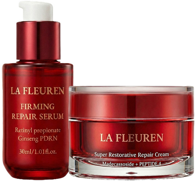 라프레앙 자생 리페어 2종 세트 ( 퍼밍 리페어 세럼 + 슈퍼 레스토러티브 자생 크림 ), 1세트