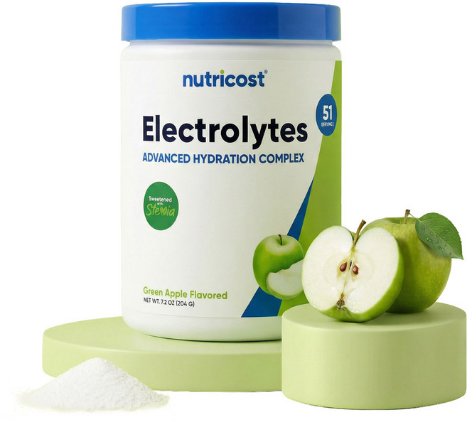뉴트리코스트 전해질 일렉트로라이트 하이드레이션 그린애플향 51회분, 1개, 204g