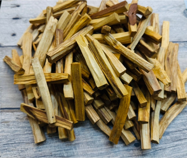 御淨堂 秘魯聖木 空間淨化 冥想淨化 療癒小物, 1個, 聖木(高油)25公克(約2-3支)