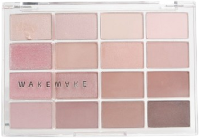웨이크메이크 소프트 블러링 아이 팔레트 14g (16구) _2호 생기 블러링 WAKEMAKE 로즈빛 생기음영 여름쿨뮤트 겨울쿨클리어, 1개, 웨이크메이크 소프트 블러링 아이 팔레트 14g (16구, 02 생기블러링