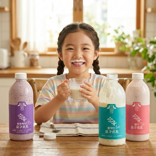 [20명 한정특가] 프리미엄 순유 플레인 요구르트, 1개, 1L
