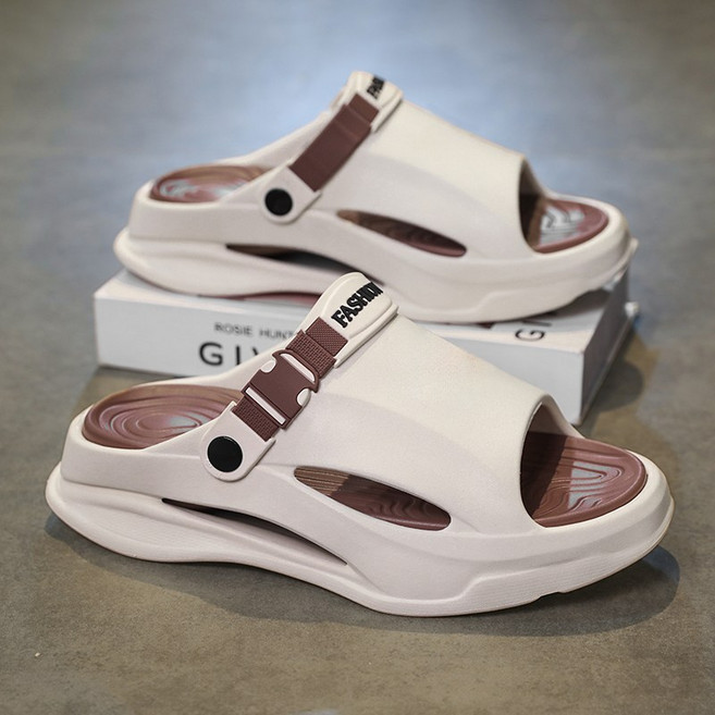 ALOTHUNDER 남녀공공용 초경량 발편한 아쿠아 EVA 슬리퍼 커플 샌들