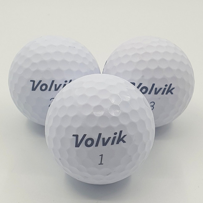 볼빅 흰볼 골프 로스트볼 A+, 화이트, 1개, 100개입