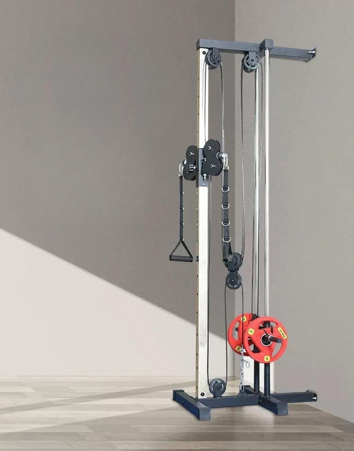 싱글 체스트 케이블 타워 렛풀다운 머신 원판형 소형 랫풀다운 기구 리프트, 단일 항목