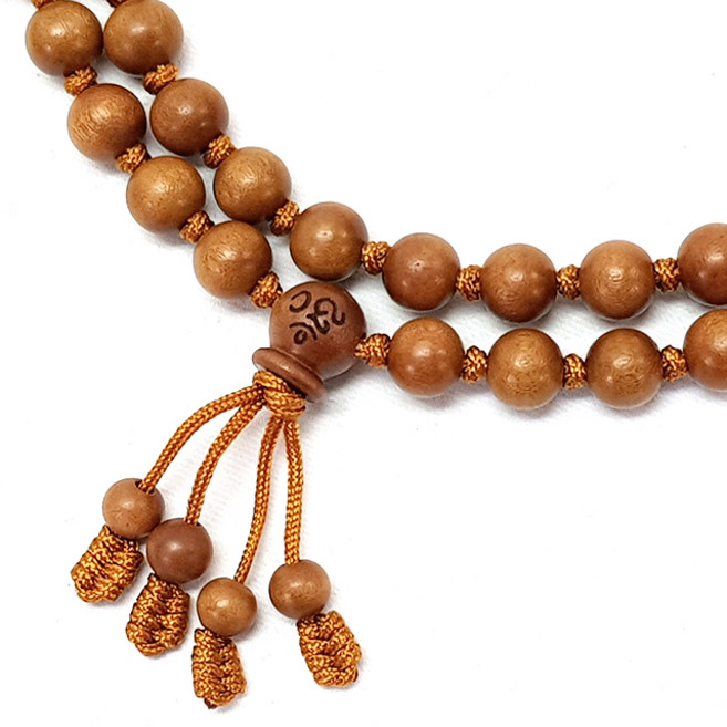 [아리랑의 봄] 대추나무 108 매듭 염주[10mm], 단품, 1개