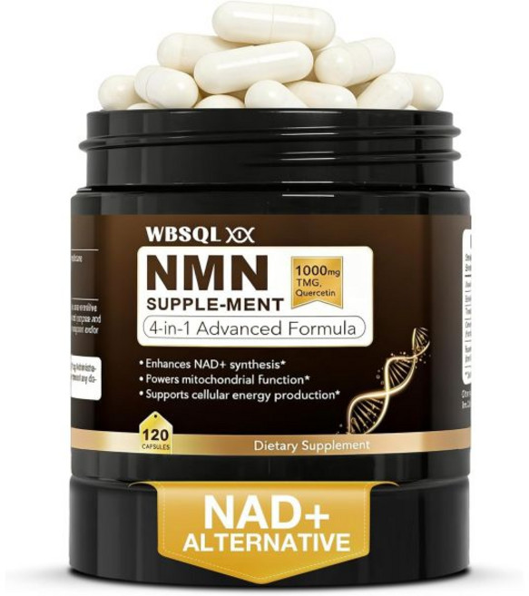 NMN Supplements 1000mg Pure – NMNH NAD+ Alternative & NAD Supplement Resveratrol 1000mg NAD Re, 120개