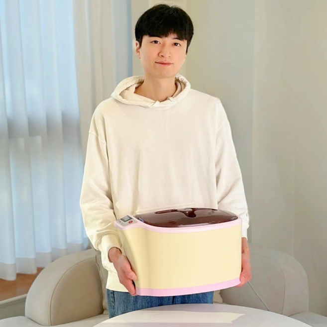 수족냉증용 파라핀 (핑크), 1개