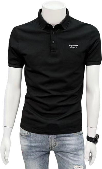 십전십미 남자 반팔 레터링 티셔츠 여름 캐주얼 라운드 슬림 티셔츠