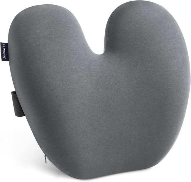 부드러운 폼 요추 지지 쿠션 인체공학적 디자인 메모리폼 베개 허리 자동차 시트 여행용, 05 Orange