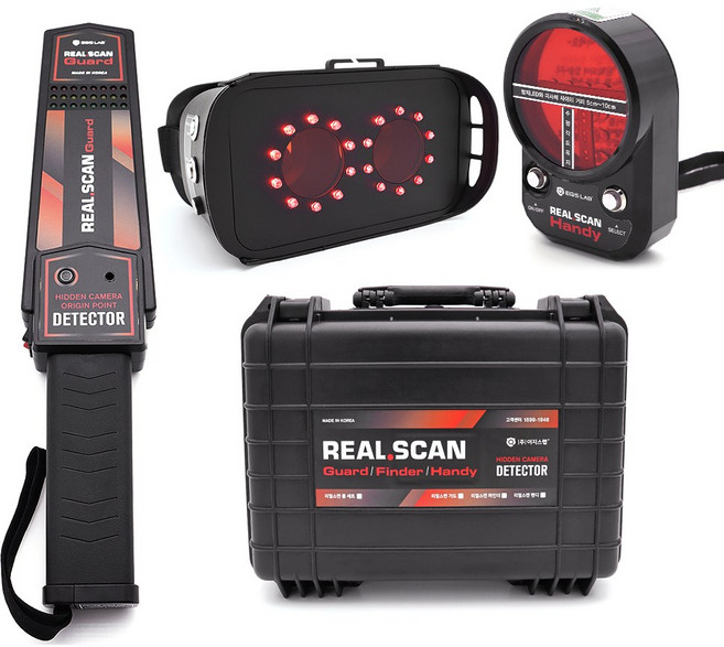 불법촬영 몰래카메라 탐지기 화장실 학교 지자체 공공기관 납품장비 리얼스캔 A 세트, 1개
