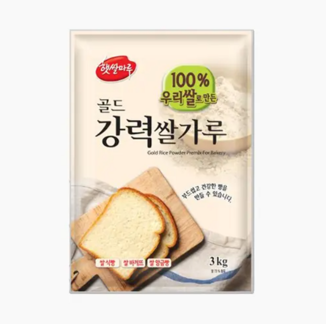 대두 골드강력쌀가루대두 / 국산 쌀, 3kg, 4개