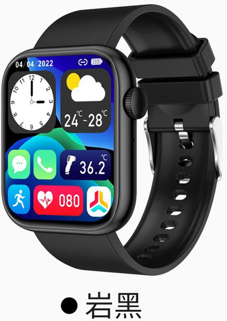 DTA WATCH Z60, Z60智能手錶【矽膠黑色】