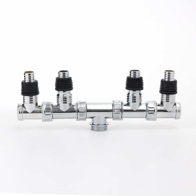 세탁기 배수구 트랩 4구 자동개폐형 다중배관트랩