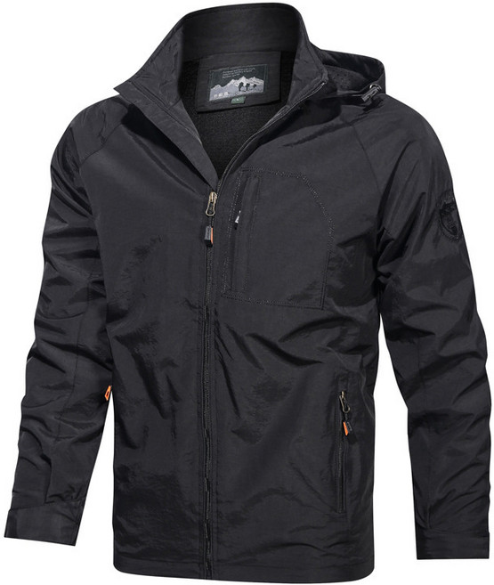 스토리원 남성 후드 탈부착 바람막이 자켓 아웃도어 점퍼 JG-SSJK006