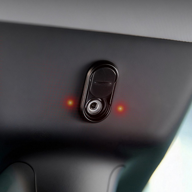 TEMAI 테슬라 모델3/모델Y 전용 실내 카메라 커버 / FSD AP 프라이버시 보호 캡, 1개