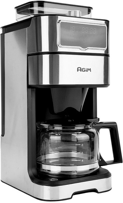 AGiM ACM-C680 全自動研磨咖啡機 冷熱雙萃 震旦代理, 銀色