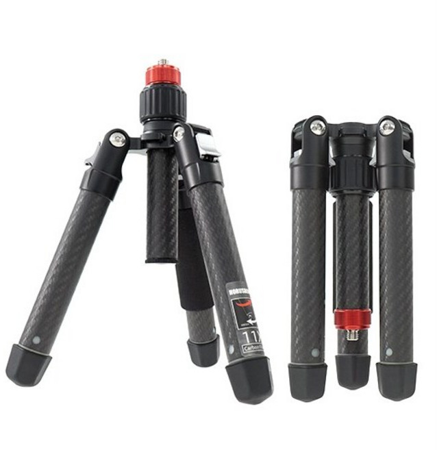 호루스벤누 FX-ZX6 원터치 스피드 롱 카본 미니삼각대, 1개