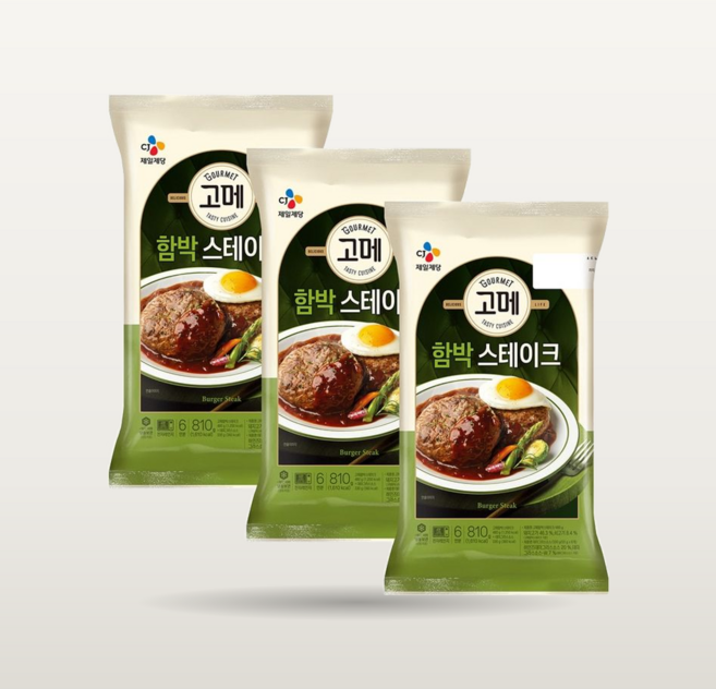 고메 함박스테이크 810g, 3개