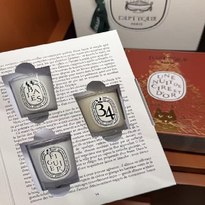diptyque 香薰蠟燭禮盒, 2025款聖誕迷你三件套