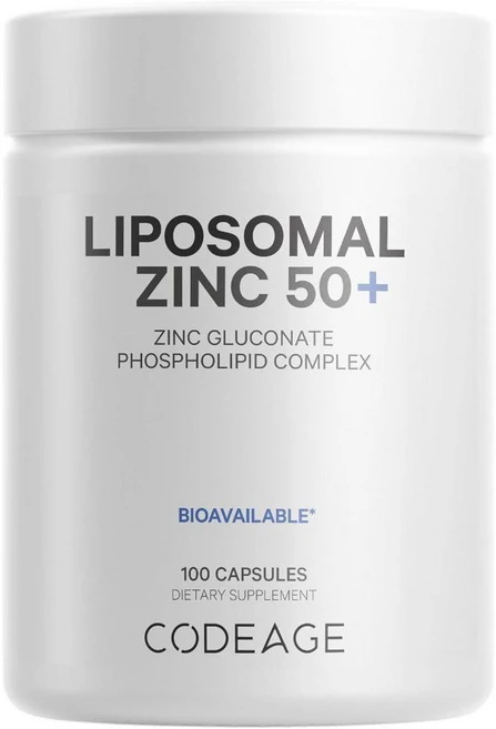 코드에이지 리포조말 아연 징크 리포솜 Liposomal Zinc 50세 이상 100캡슐, 1개 - 쿠팡