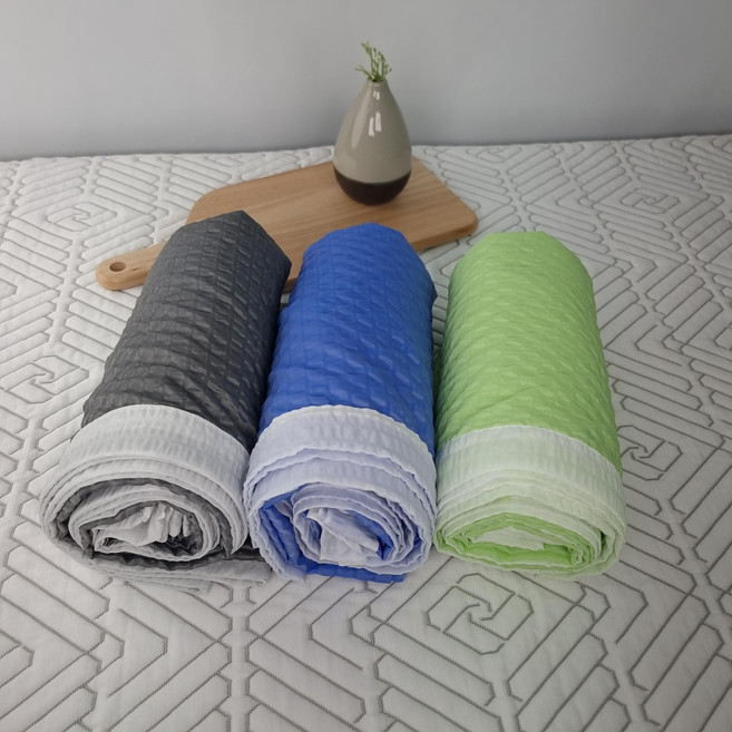 동행침장+ 선염인견50% 국산 홑이불, 그레이, 1장