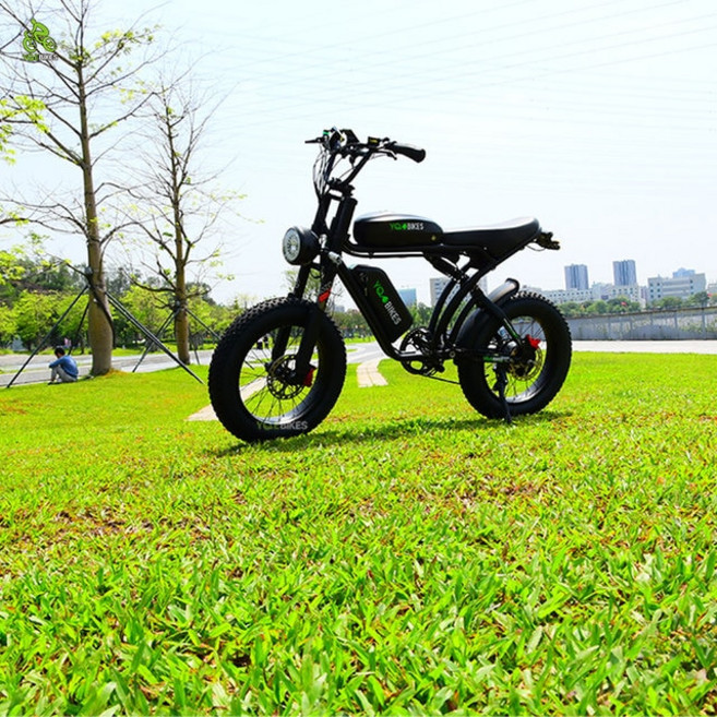 전기자전거 YQEBIKES 개인 모델 대용량 Ebike48 v 35Ah 50A 지방 먼지 풀 서스펜션 유압 20 인치, [01] 7, 3.2000W50Ah - 7