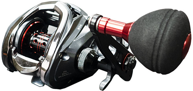 선상 베이트릴 우핸들 6.4대1 / 드랙 사운드 드랙음 장착 / 쭈꾸미 갑오징어 광어, 혼합, 바이든 200