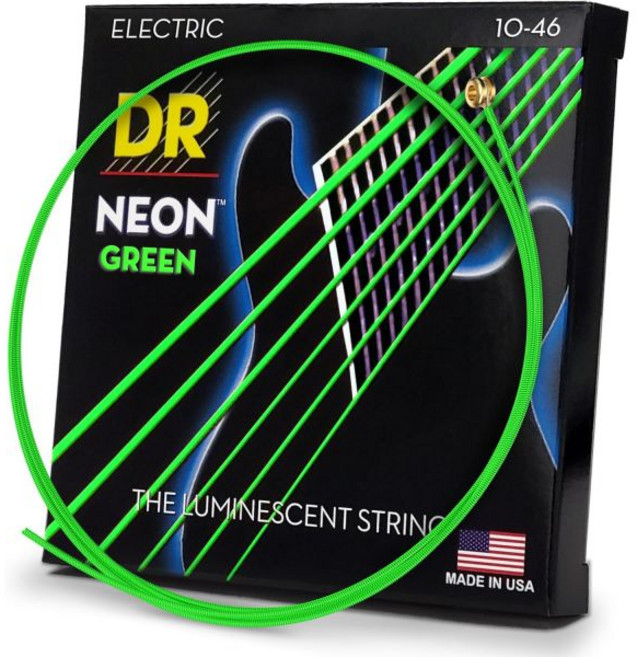 DR 스트링 HI-DEF 네온 일렉트릭 기타 NGE-10, Guitar Strings, Guitar Strings