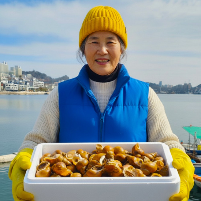 [구룡포직배송] 생물 백골뱅이 백고동 생골뱅이, 1개, 중 1kg