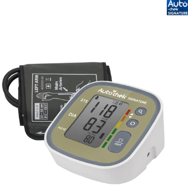 TMB 디지털 혈압계 혈압기 혈압측정기 팔뚝혈압계 전자혈압계 가정용혈압계 병원 측정계 테스트기 테스터 건강용품 병원 의원 관공서, 1개