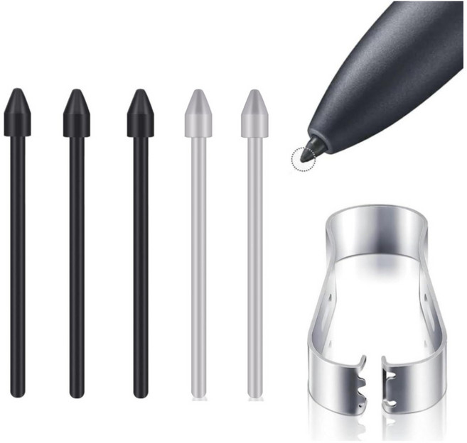 갤럭시탭 S6 라이트 S10 S9 S8 S7 FE 플러스 울트라 S펜 펜촉 호환 삼성 Lite 갤탭 노트10 10+ 20 Ultra 아이친구, 블랙3개+그레이2개, 1개