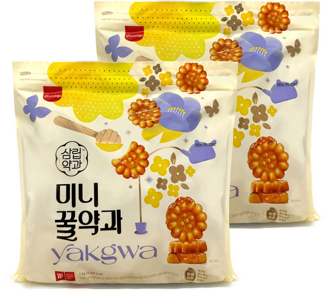 삼립 미니꿀 약과, 1kg, 8개