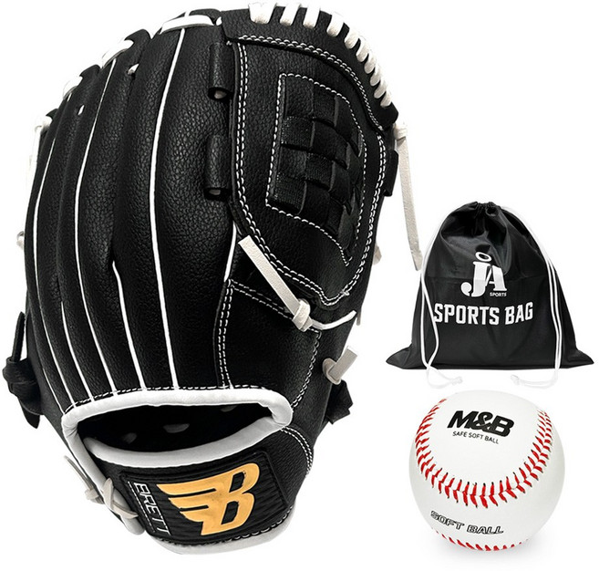 브렛 퓨쳐스타 야구글러브 세트, 1세트, 우투(왼손착용)