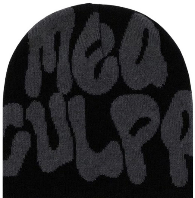 유어더메인 남녀공용 보온 레터링 비니