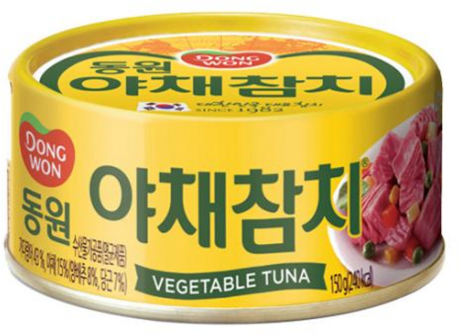 동원참치 야채참치 통조림, 150g, 1개