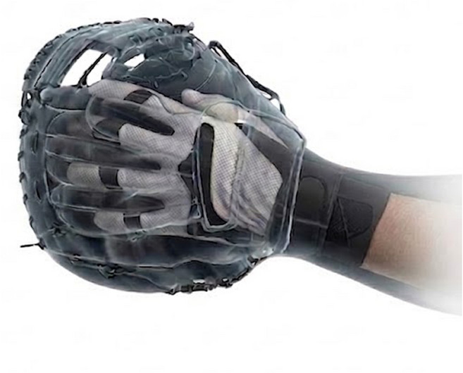 사회인야구 포수7년차가 추천하는 엄지 손목 보호대 미트 속 감각 그대로 초박형, 1개, 블랙