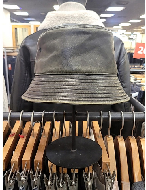버커루 BC [25년 신상] 봄 가을 페이크 레더 빈티지 벙거지 인기최고 버커루 남여공용 페이크 레더 버킷햇 모자 AP55-42