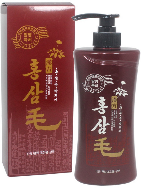 해든 한방 홍삼모 샴푸케어 500g /남녀공용 한방샴푸 홍삼샴푸 홍삼모 홍삼 인삼 감초 성분함유 비듬완화 정품, 1개