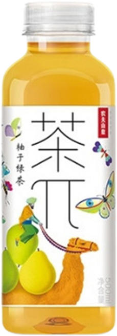 연소중국식품 중국음료 차파이 유자 (자몽) 녹차 500ml 1개 /1박스