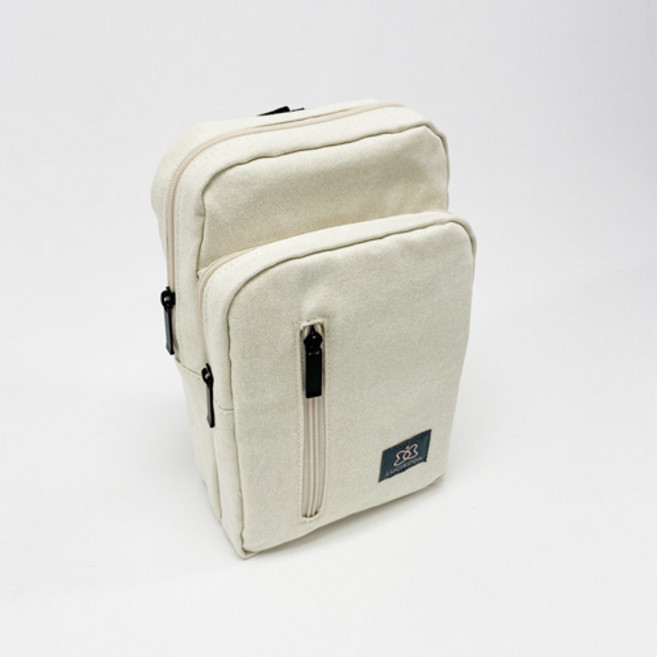 루시로다 사이드 힙시트 전용 힙시트백 기저귀 가방 핑크, 아이보리