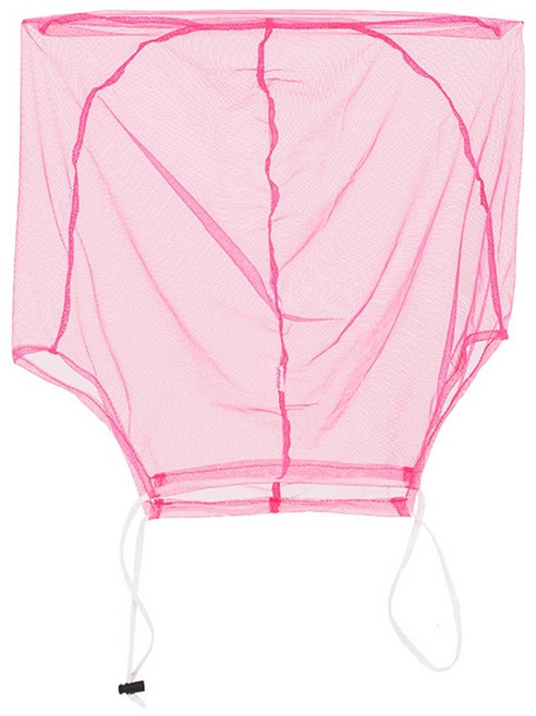 2p 휴대용 얼굴 고정 방충망 모자 망사 낚시 얼굴망 벌초망 양봉, 핑크+검정