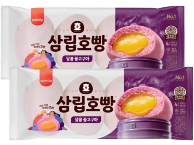 [삼립] 꿀고구마호빵 4개입 360g, 2개