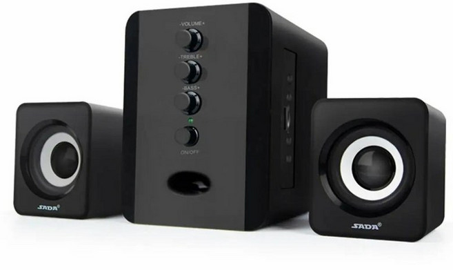 블루투스 무선 2.1 3 채널 베이스 콤비네이션 컴퓨터 스피커 서브우퍼 3.5mm 잭 음악 시끄러운 지지대 FM U, 위장