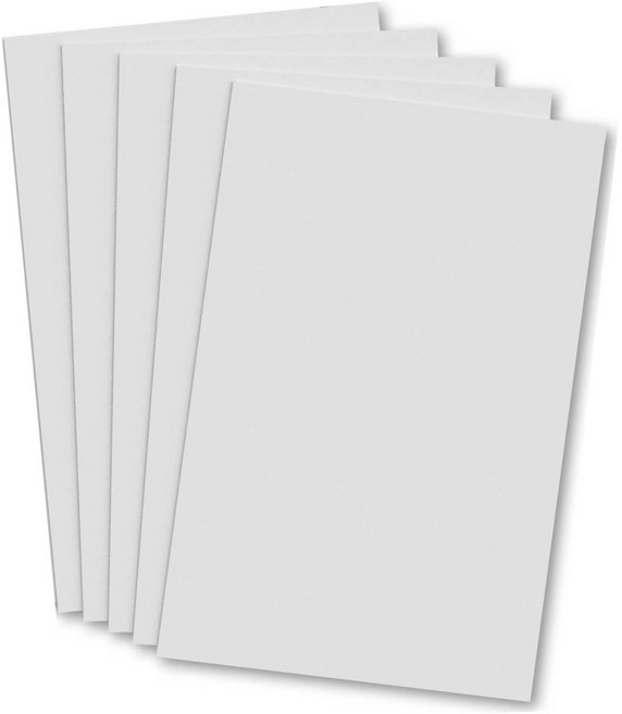 다한진 백색 포맥스판 A3(297mm420mm*5T) 두께5mm DIY용 교재용 미술용, 5개, 5mm