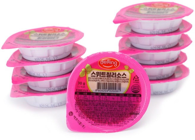 [델링] 스위트 칠리소스 10개 묶음, 30g