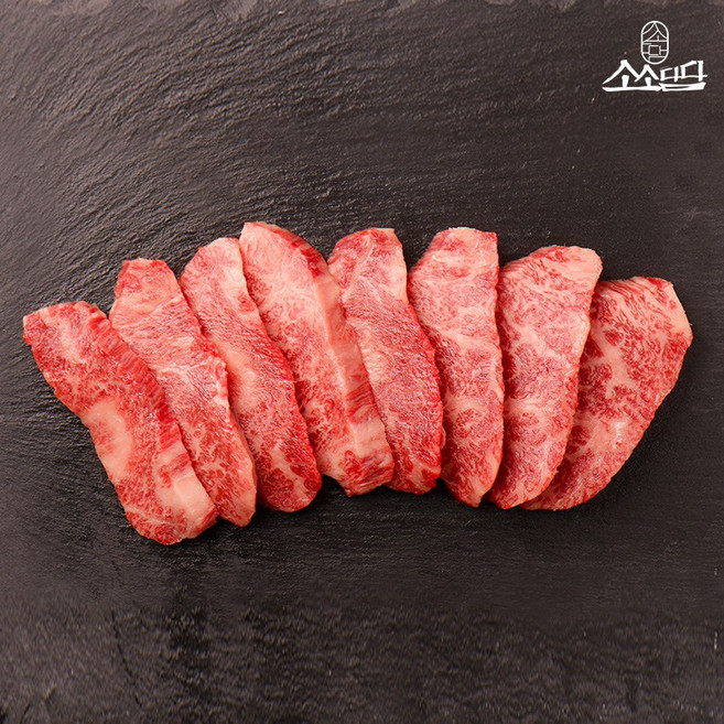[소소담담] 1++ 한우 업진살 구이용, 200g, 2개