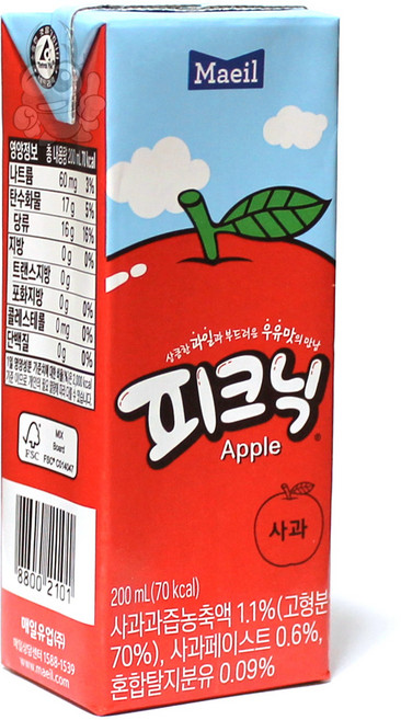 원하프피크닉(사과)200mlx6입/매일총알배송, 200ml, 6개