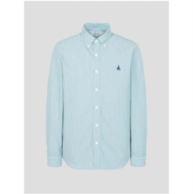 빈폴 BEANPOLE MEN 시어서커 스트라이프 셔츠 그린 (BC5364C18M) BC5364C18M 190019