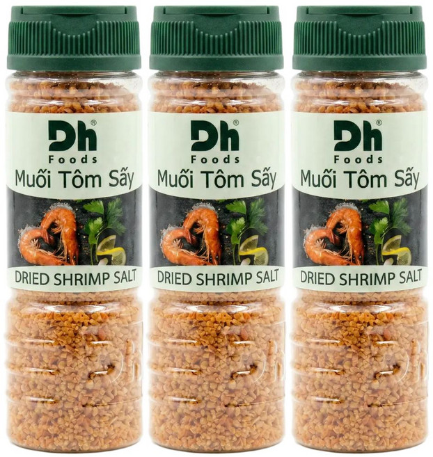 Dhfoods 떠이닌 베트남 건조 새우소금, 3개, 110g